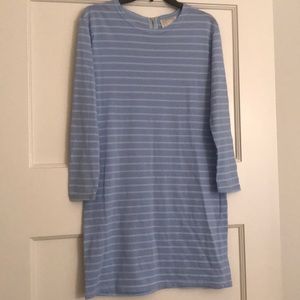 Long Sleeved Striped Mini Dress